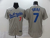 Dodgers 7 Julio Urias Gray 2020 Nike Flexbase Jersey,baseball caps,new era cap wholesale,wholesale hats